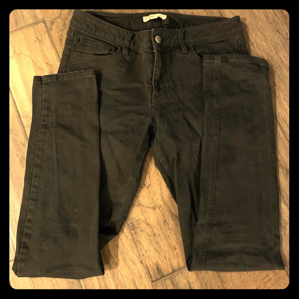 CAbi black jeans high waist denim